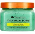 Tree Hut Coconut Lime Shea Sugar Body Scrub, 18 oz