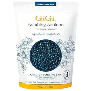 Gigi Hard Wax Beads Soothing Azulene 32 oz