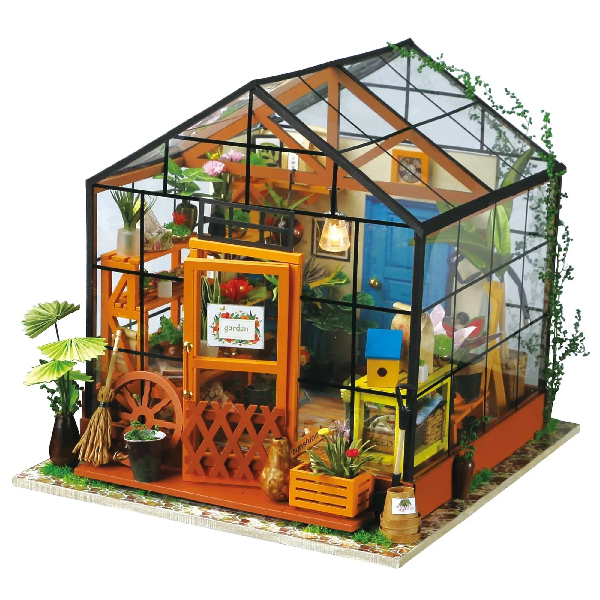 Robotime Rolife Cathy's Flower House DIY Miniature House