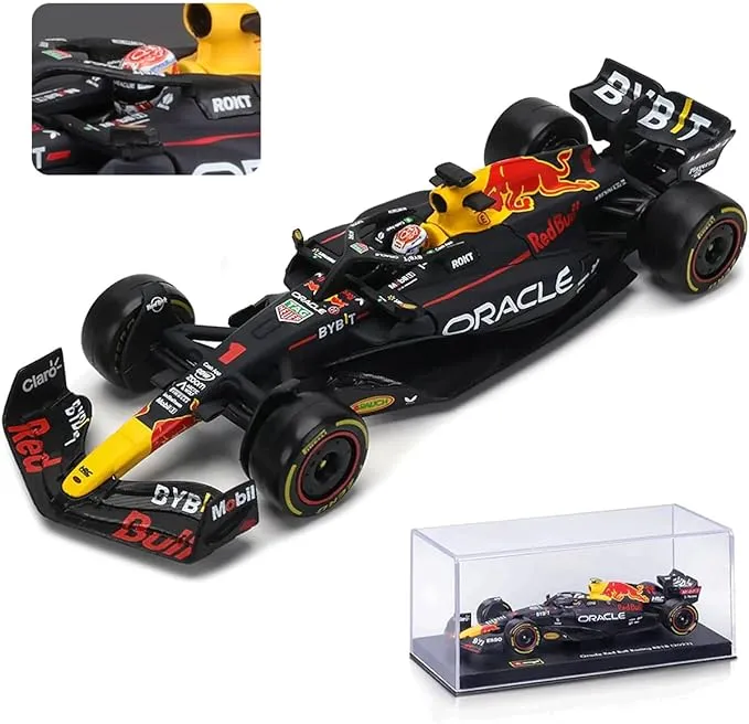 Red Bull Checo Perez 2023 Escala 1:43 Formula 1 Burago Color Negro