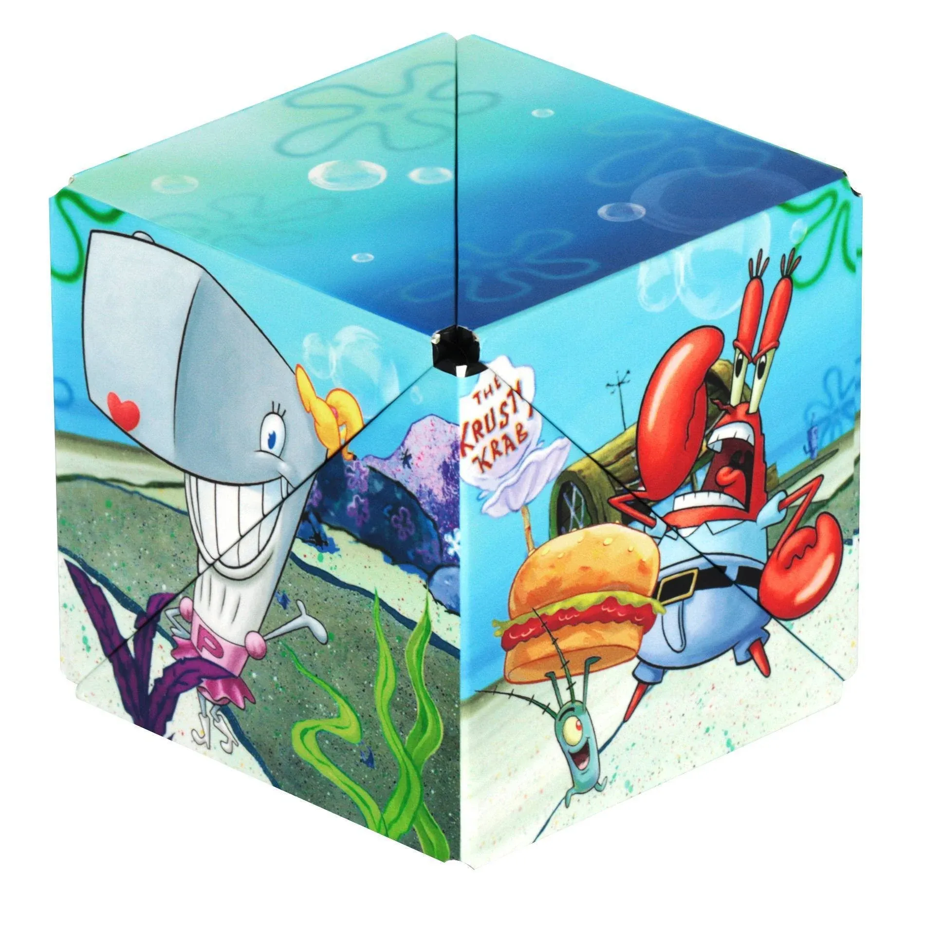 NEW SHASHIBO sponge bob * Mr. Krabs* magnetic puzzle cube