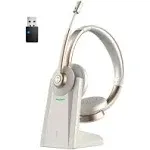 Bluetooth Headset with Microphone, QCC Wireless Headphones 