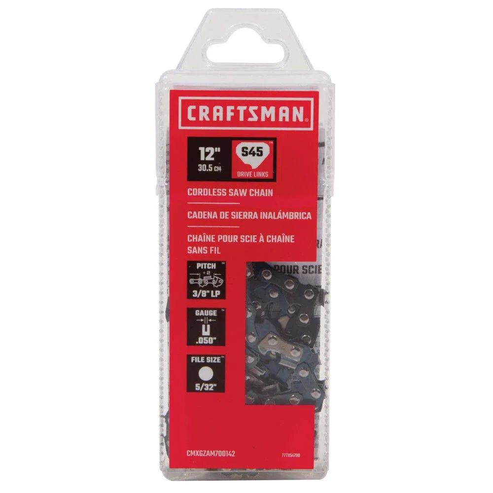 Craftsman 12&#034; S45 Cordless Saw Chain - CMXGZAM700142 - NEW