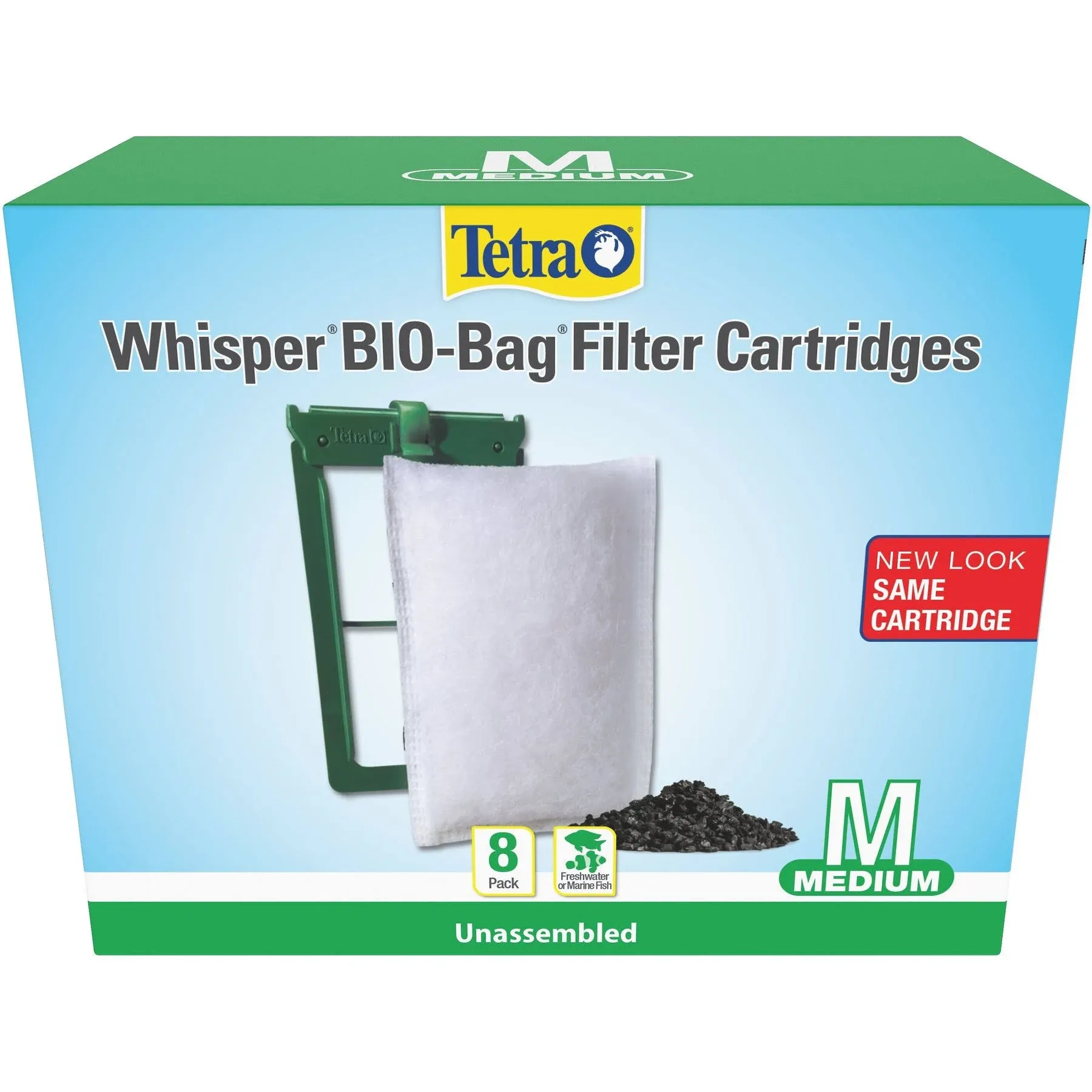 3 Count Tetra Whisper Bio-Bag Disposable Cartridges, Aquarium Filter Cartridges