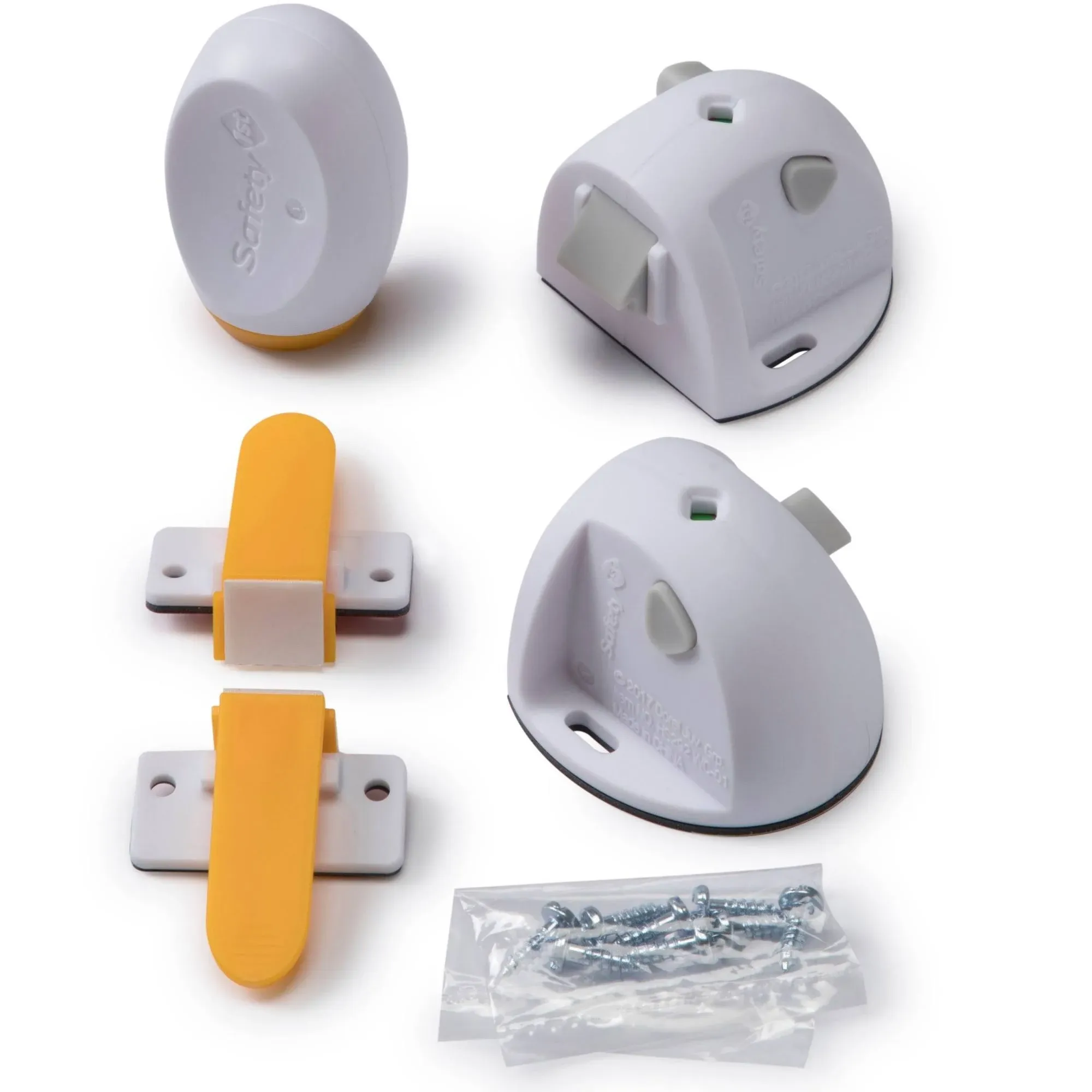 Safety 1st Adhesive Magnetic Lock System - 2 Locks &amp; 1 Key NEW