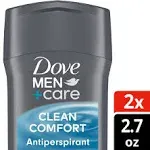 Dove Men+Care Deodorant Stick Clean Comfort 3 oz (Pack of 7)