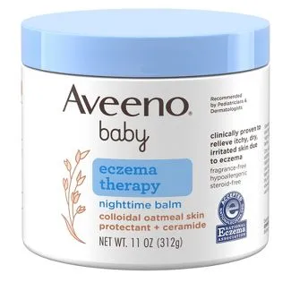 Aveeno Baby Eczema Therapy Nighttime Moisturizing Body Balm, 11 oz EXP 04/2026