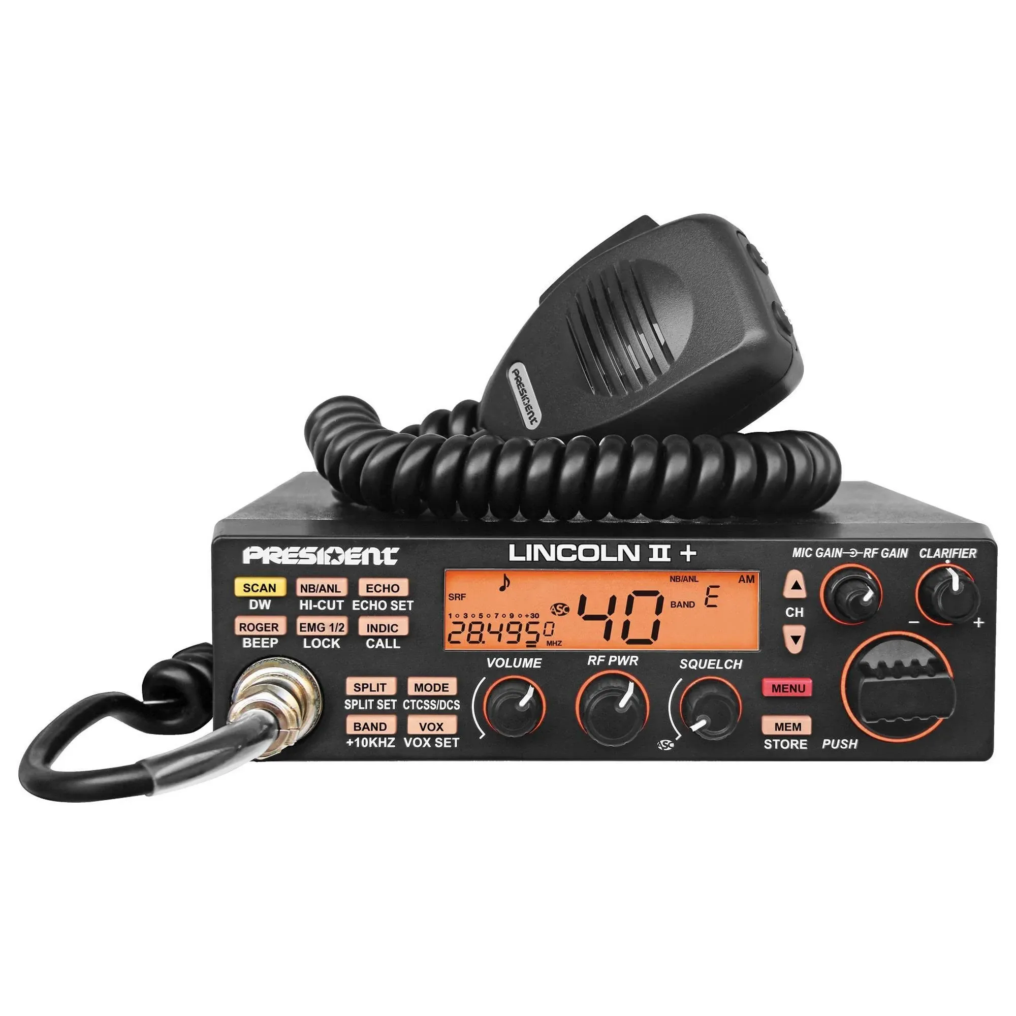 President Lincoln II+ 10-Meter Ham Radio Transceiver