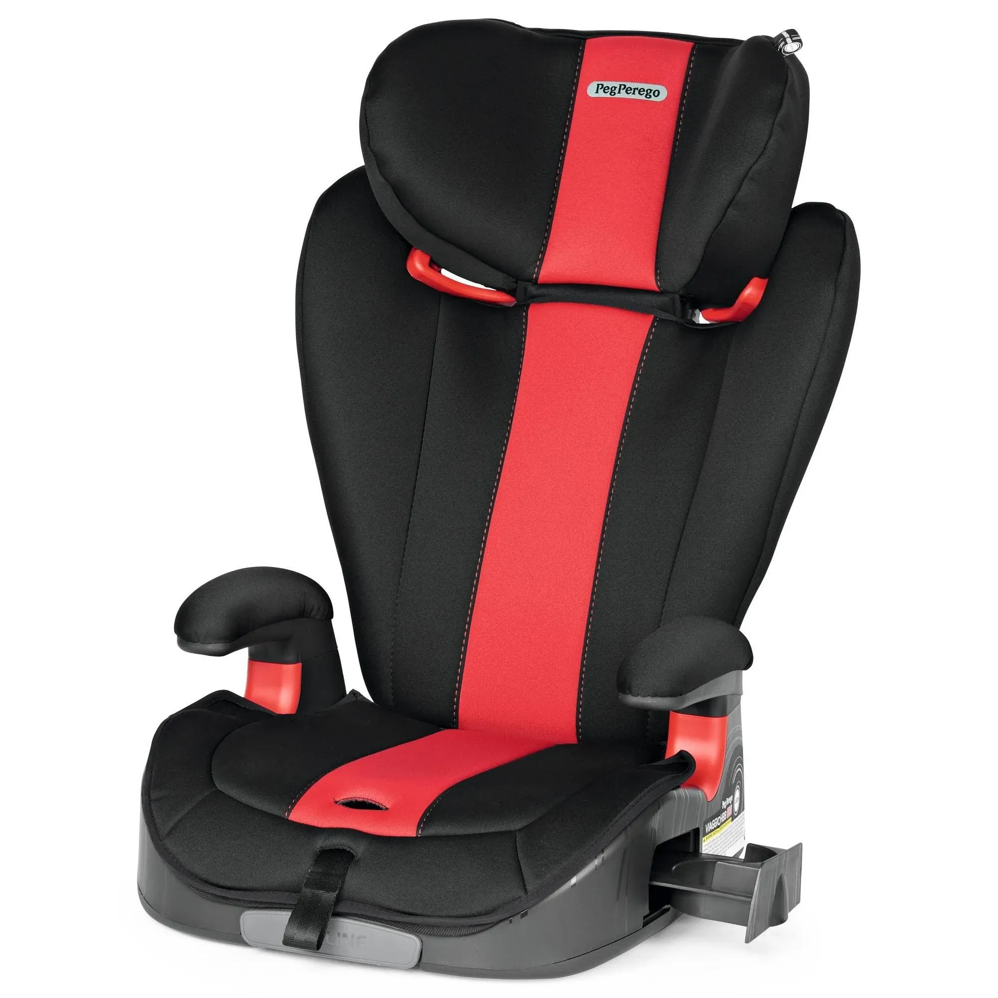 Peg Perego Viaggio HBB 120 - Booster Car Seat - for Children from 40 to 120 lbs - Made in Italy - Licorice (Black)