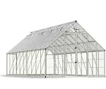 Balance 10 ft. x 20 ft. Hybrid Silver/Clear DIY Greenhouse Kit