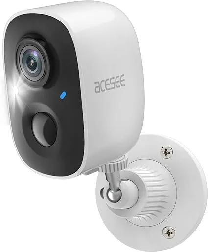 Acesee Wireless Outdoor Security Camera,Battery Powered WiFi Cameras Green 