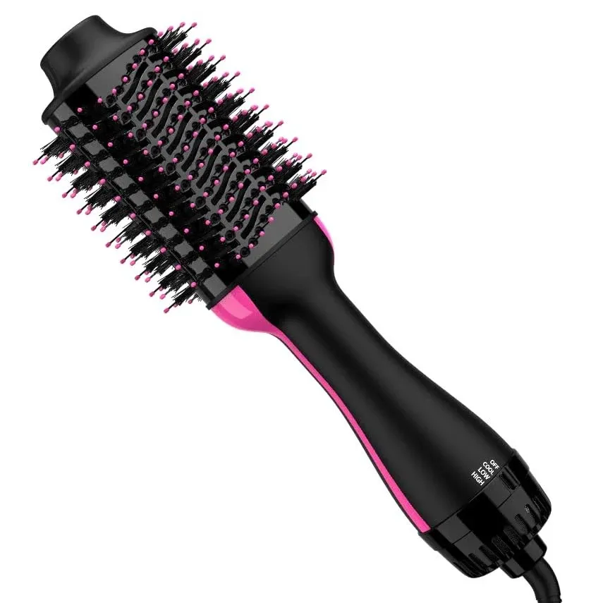 4-in-1 Styling Brush Hair Dryer Straightener