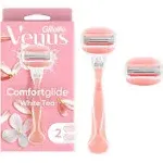 Gillette Venus ComfortGlide 4-Piece Razor, White Tea