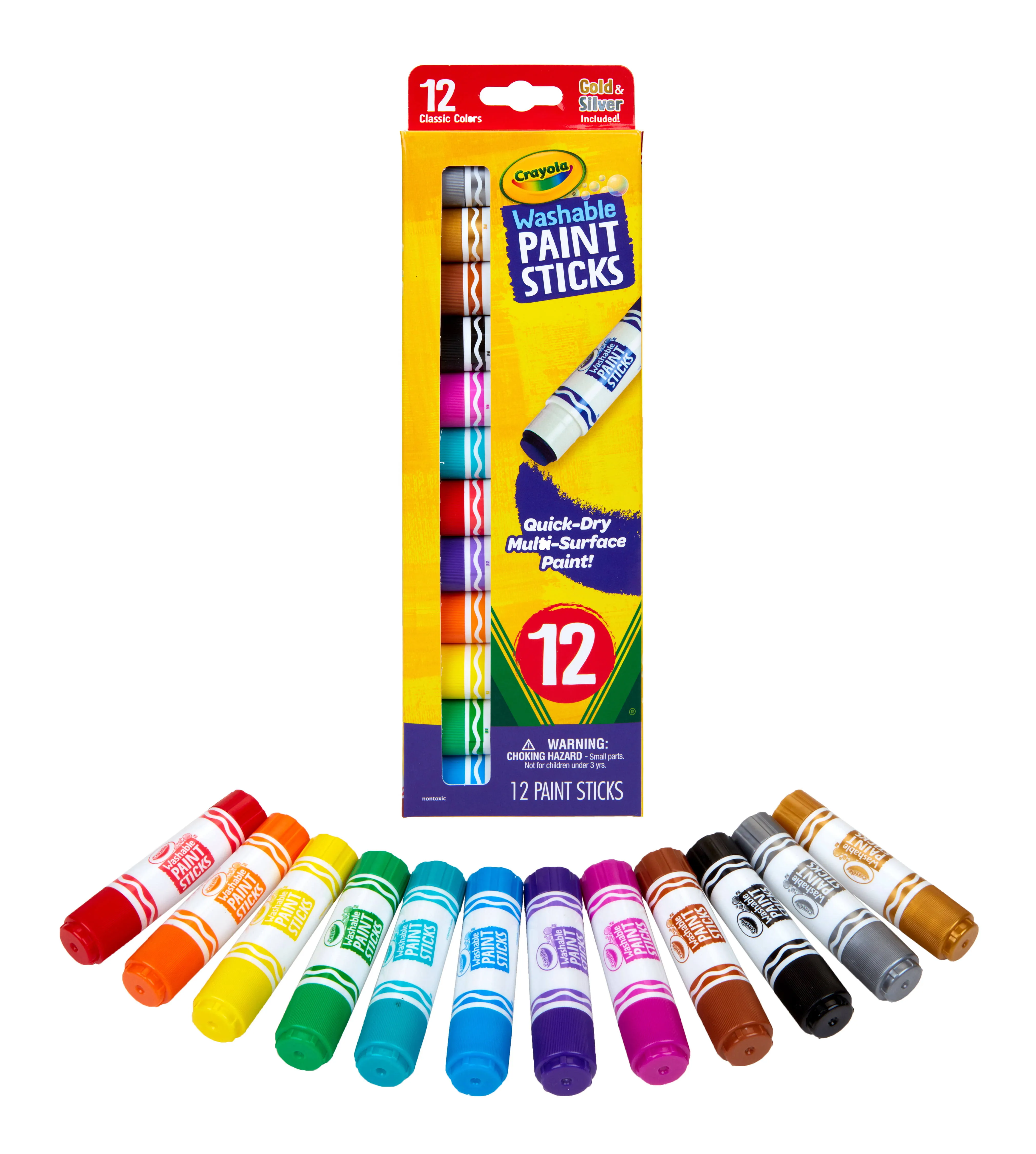 Crayola Project Quick-Dry Paint Sticks