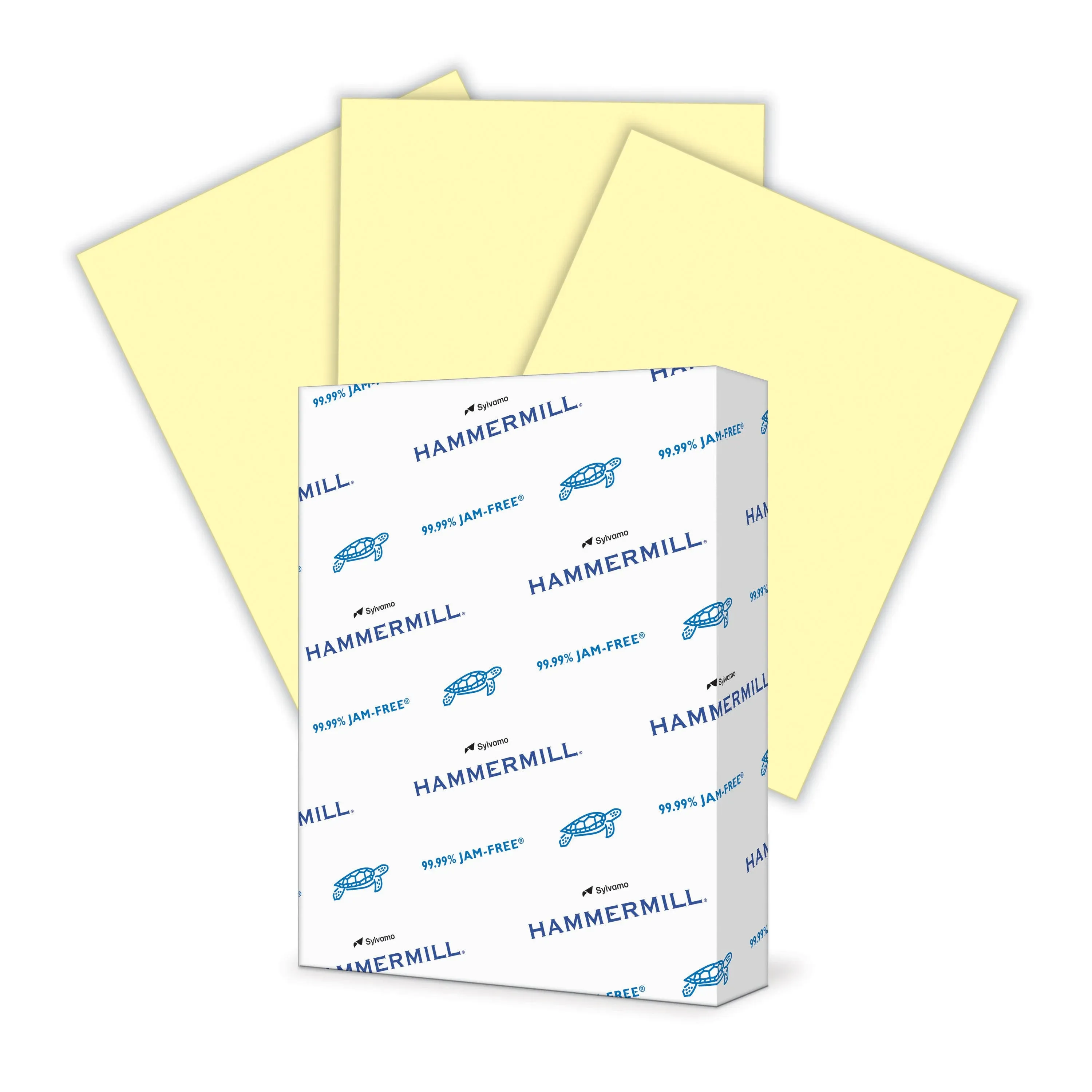 Hammermill Colors Print Paper, 20lb, 8.5 x 11, Canary, 500/Ream