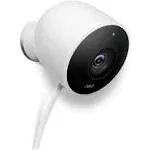 Nest Cam Outdoor Security Camera w/ Accessories - White (Renewed)