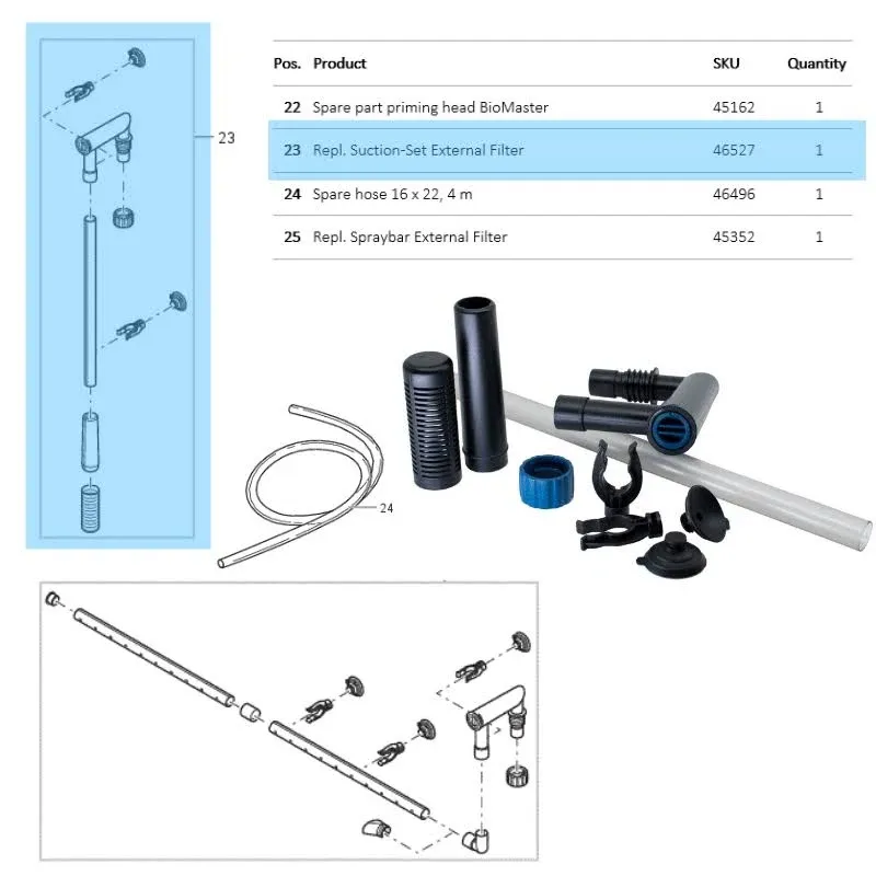 Oase BioMaster & FiltoSmart Replacement Inlet Assembly