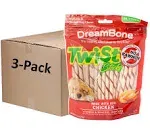 DreamBone Twist Sticks, Rawhide-Free Chews for Dogs, with Real Chicken, 50-Count (3 Pack)