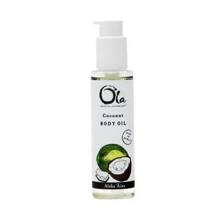 Ola Tropical Apothecary Coconut Body and Hair Oil with Pure Tropical Oils and