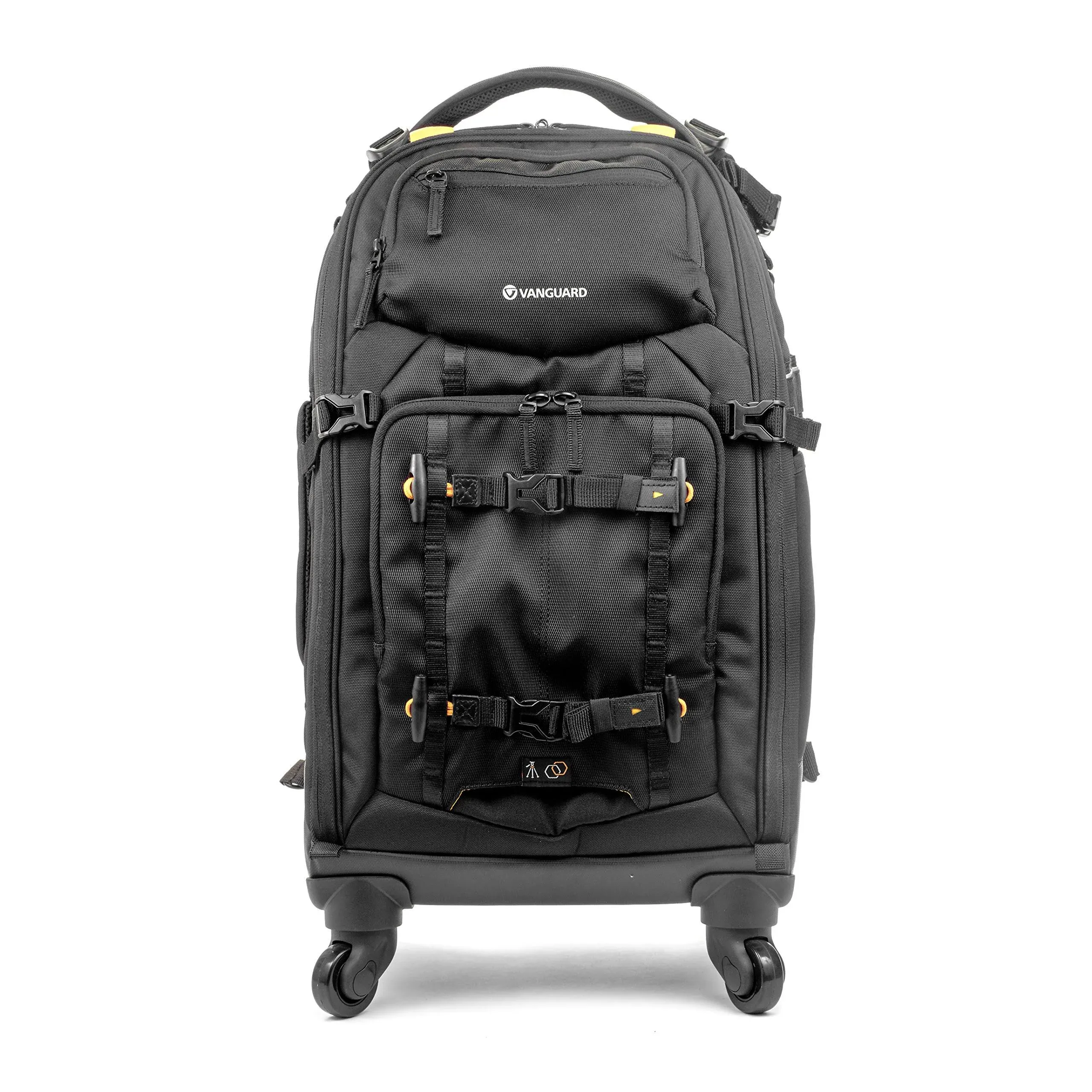 Vanguard ALTA Fly 58T DSLR Camera Backpack, 4 Wheel Spinner/Trolle<wbr/>y, Black, Fu