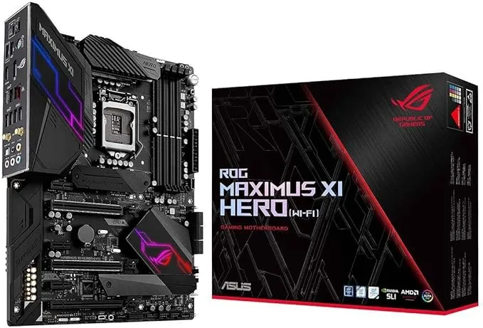 ASUS ROG Maximus XI Hero (Wi-Fi) Z390 Gaming Motherboard LGA1151 (Intel 8th 9th Gen) ATX DDR4 DP HDMI M.2 USB 3.1 Gen2 802.11AC Wi-Fi