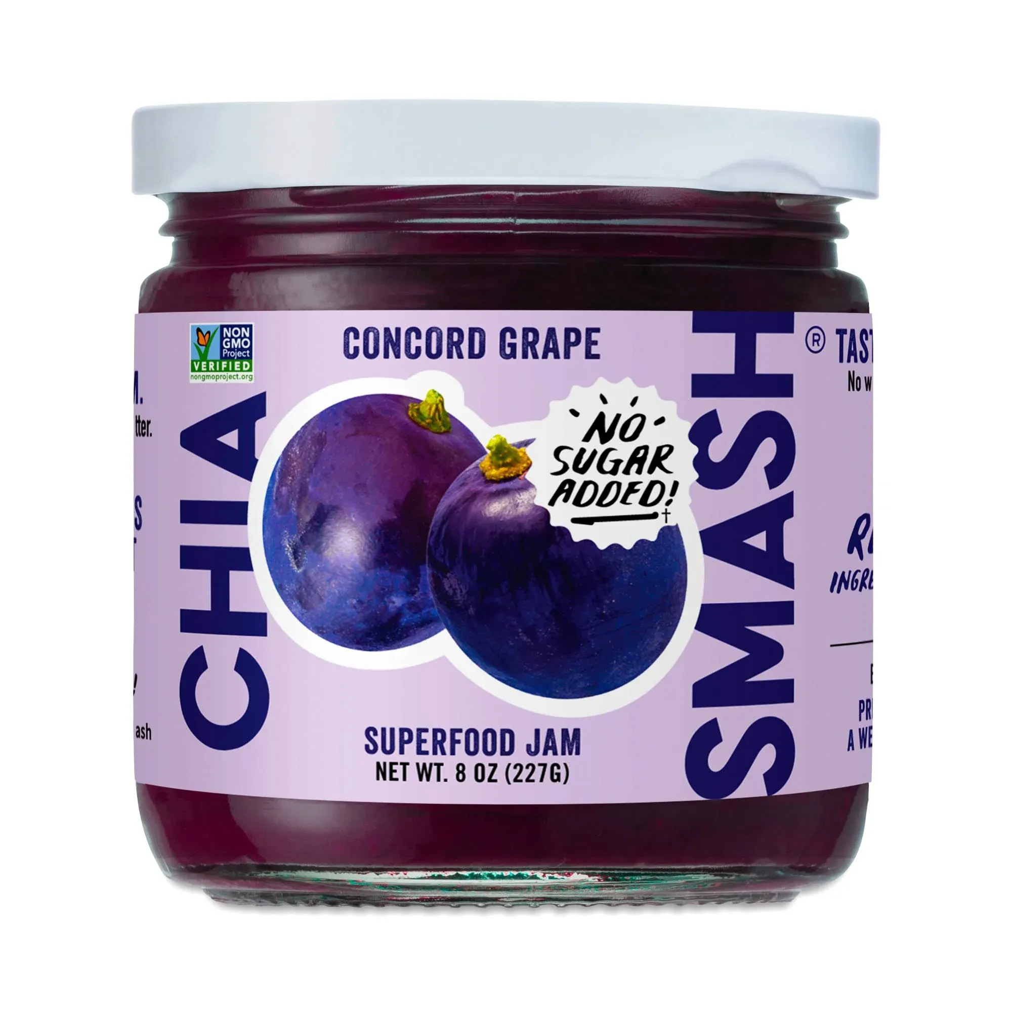 Chia Smash Concord Grape Superfood Jam - 8 oz