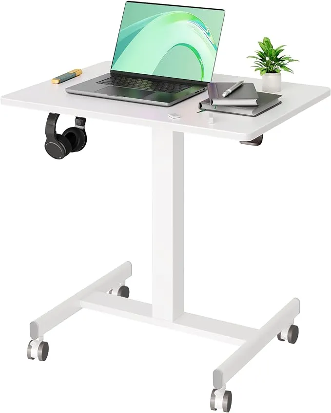 Small Mobile Rolling Standing Desk