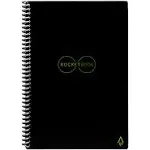 Rocketbook Core Reusable Smart Notebook | Innovative, Eco-Friendly, Digitally Connected Notebook with Cloud Sharing Capabilities | Dotted, 6" x 8.8", 36 Pg, Infinity Black, with Pen, Cloth, and App Included