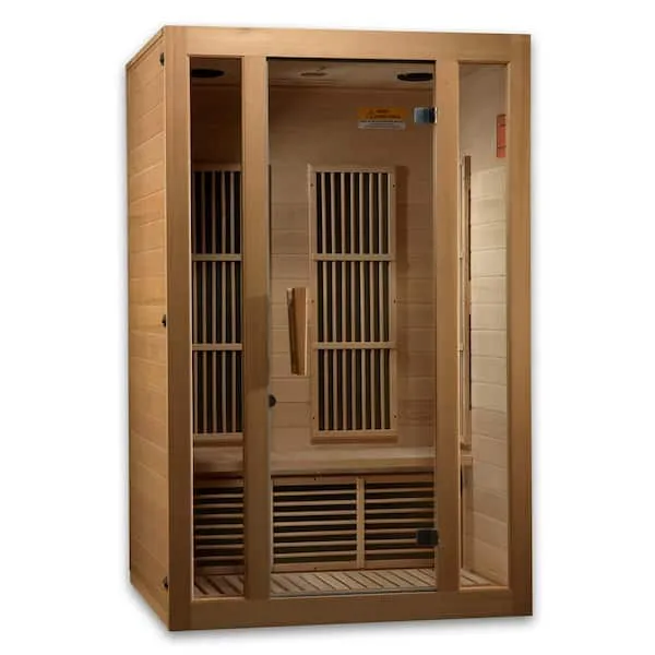 Maxxus LifeSauna 2-Person Infrared Sauna with 6 Carbon Tech Heaters and Sound System MX-J206-01