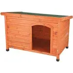 Trixie Natura Flat Roof Dog House, 27" L x 41" W x 28.5" H - Medium