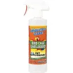 Amazing Bird Cage Cleaner and Deodorizer - Just Spray/Wipe - Safely &amp; Easily Rem