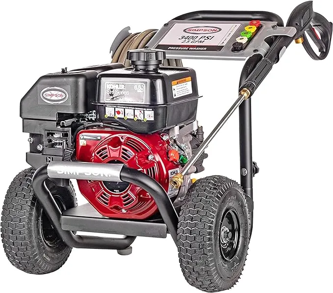 Simpson 61085 MegaShot 3400 PSI 2.5 GPM Kohler SH265 GAS Pressure Washer