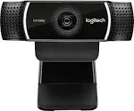 Logitech C922 Pro Stream 2.0-Megapixel USB Webcam, 960-001087