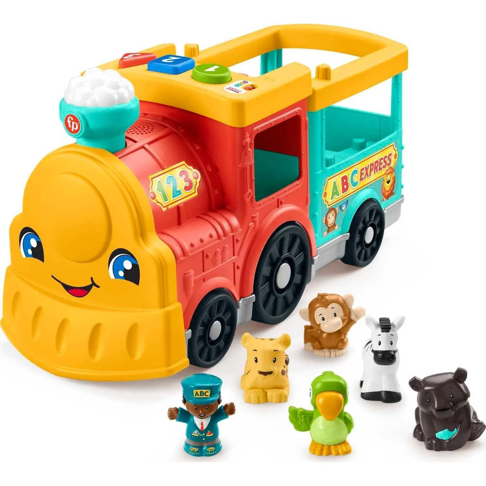 Fisher-Price Little People Big ABC Animal Train Toddler Learning Toy