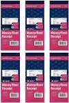 Adams Money/Rent Receipt Book, Carbonless, 3-Part, 2-3/4 x 7-3/16 Inches, 50