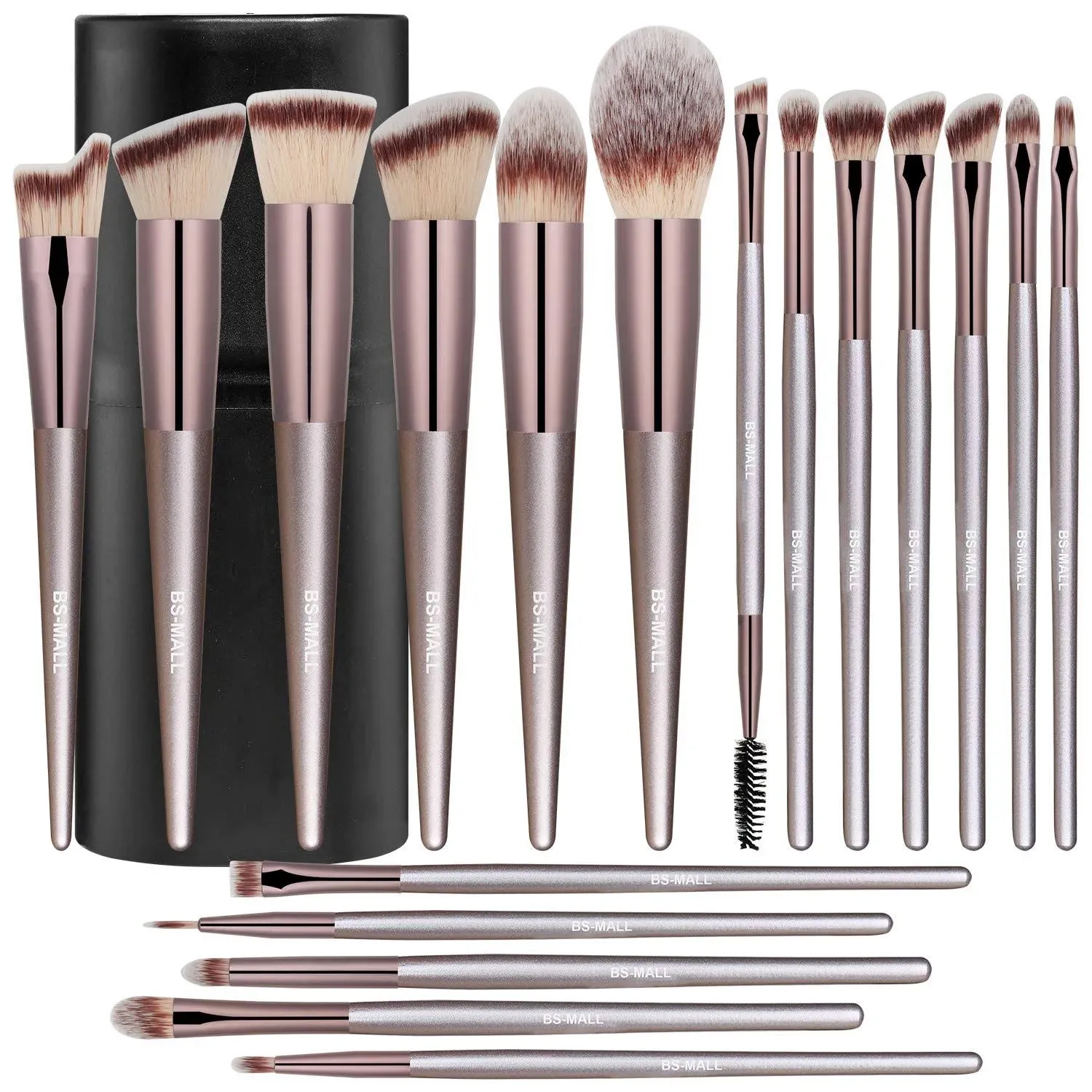 Juego De 18Pcs Brochas De Maquillaje Para Ojos Set Pinceles US Stock Profesional