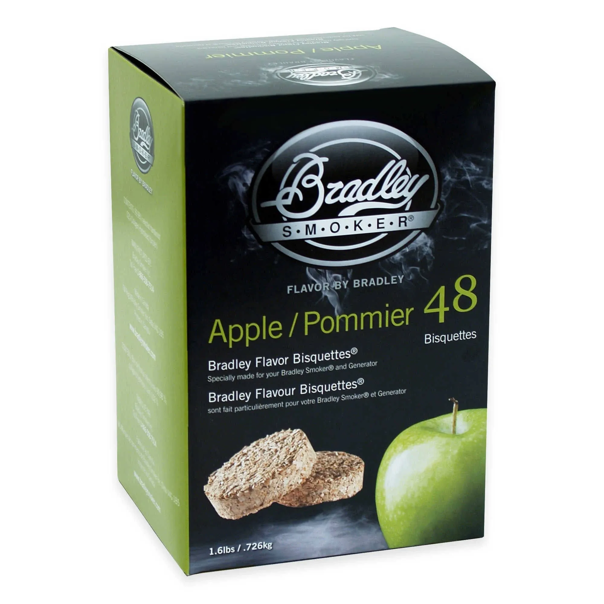 Bradley Smoker Apple Bisquettes (48 Pack)