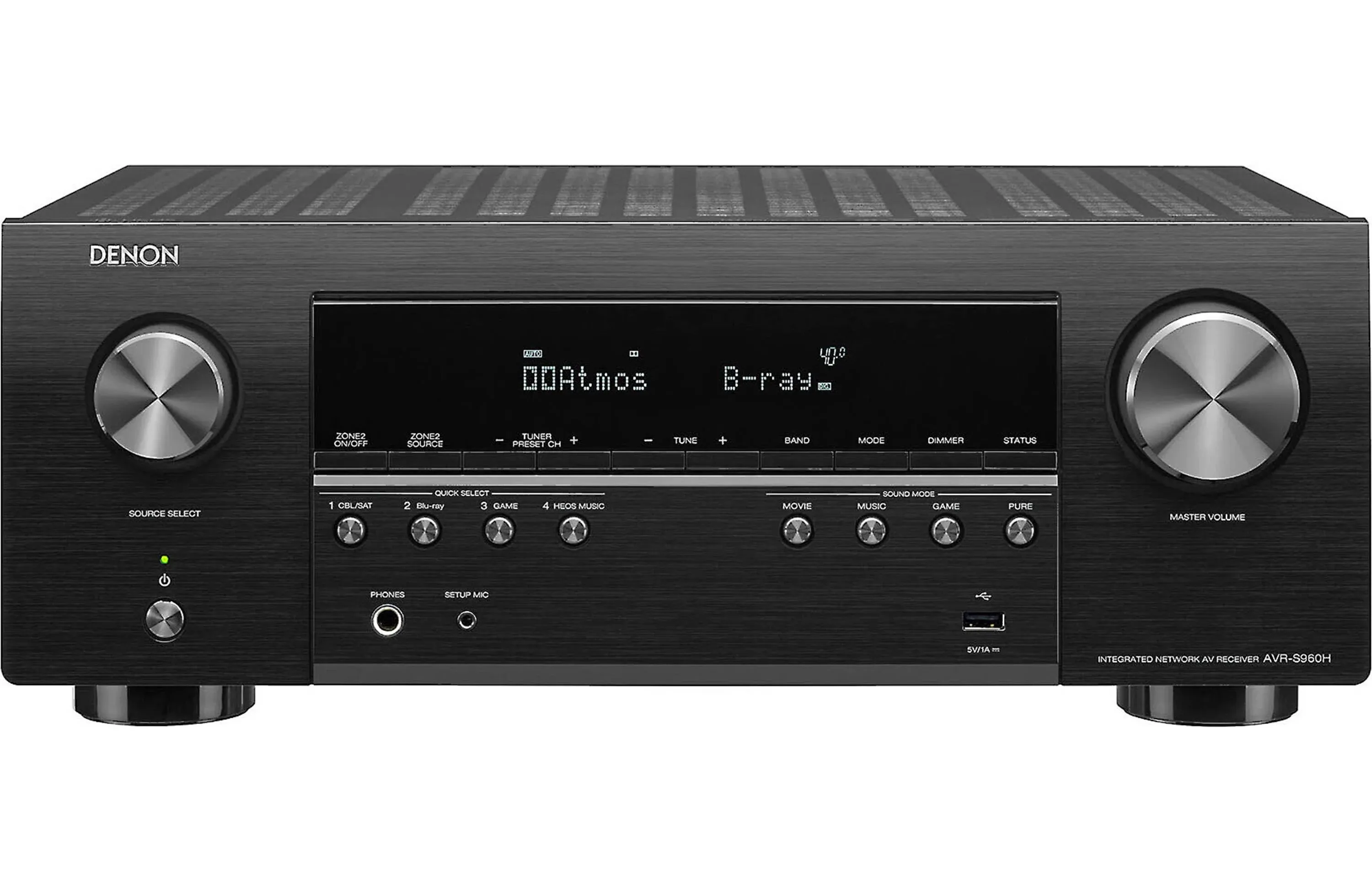 Denon AVR-S960H 7.2-Channel 4K AV Receiver  For Free Shipping On techycloset.co<wbr/>m