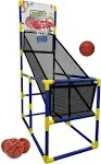 Kids Basketball Hoop Arcade Game, with 4 Balls - Mini Indoor Toy Basketball Shooting System, for Toddlers and Children and Fun for All Ages - Kids