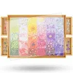 ALL4JIG 1000 Piece Rotating Puzzle Board with Drawers and Cover 22&#034;x30&#034;Portab.<wbr/>..