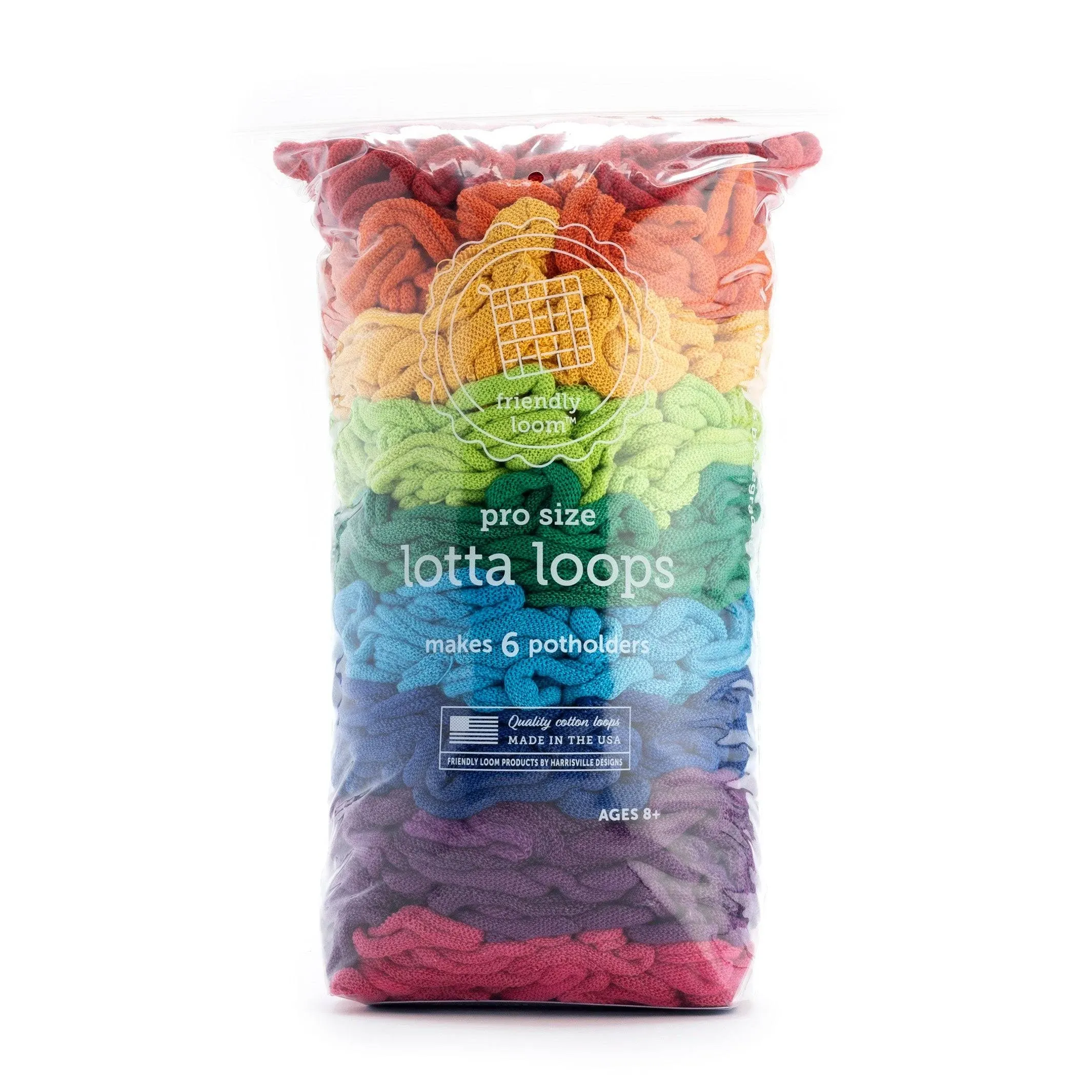 Friendly Loom Pro Size Lotta Loops - Rainbow