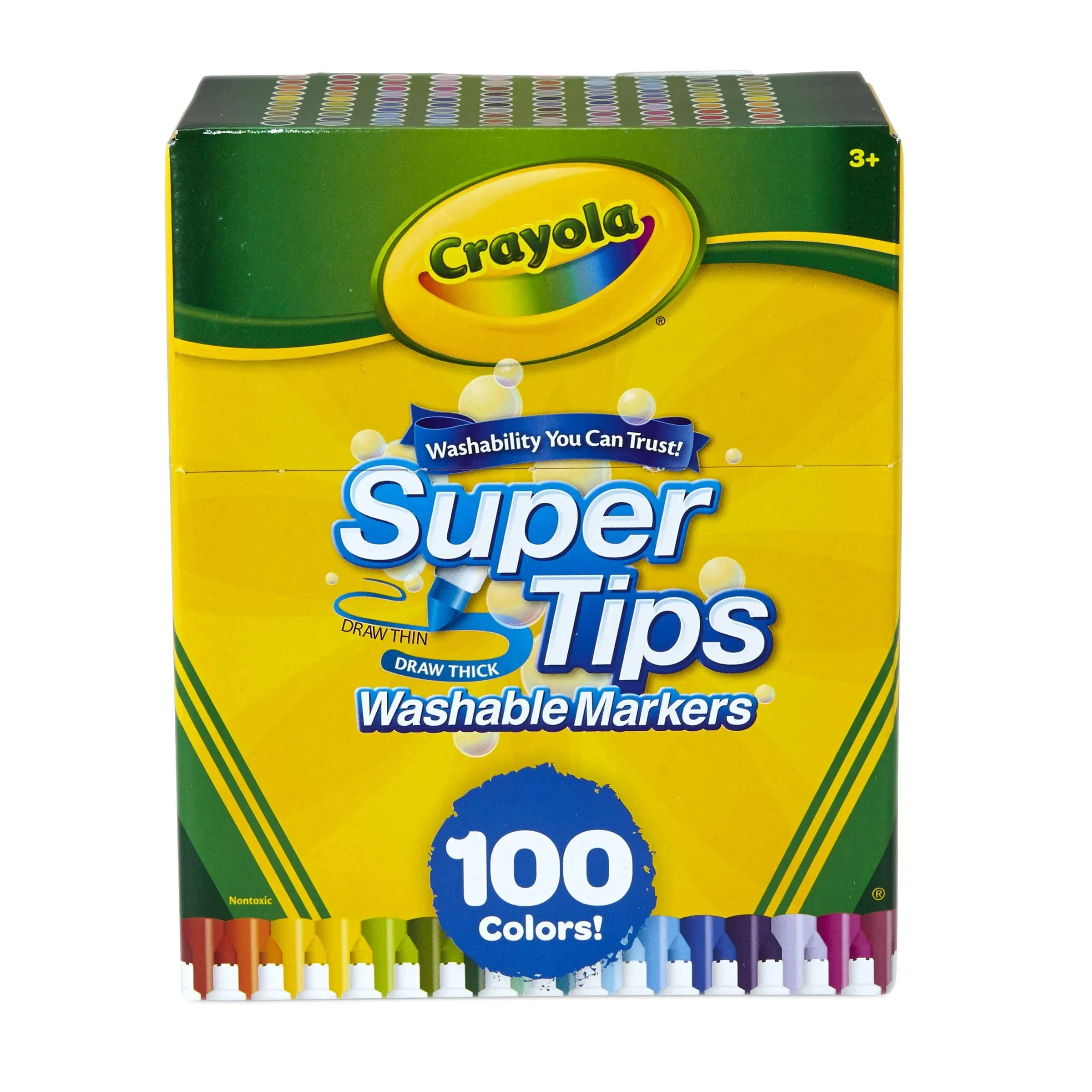 Crayola Super Tips Washable Markers 100 Count