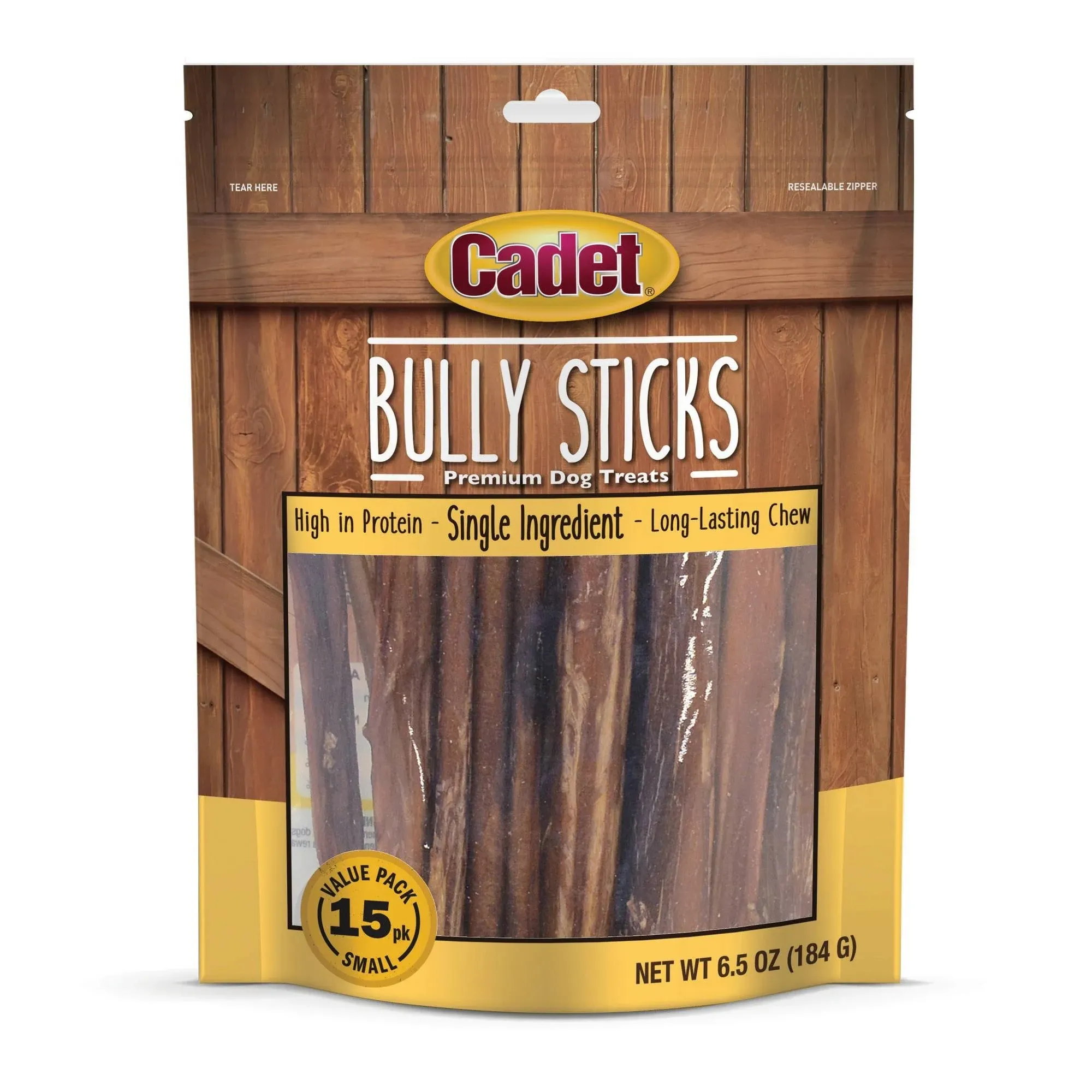 Cadet Bully Sticks Premium Dog Treats