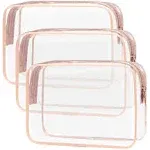 Packism Clear Makeup Bag TSA Approved Toiletry Bag Size