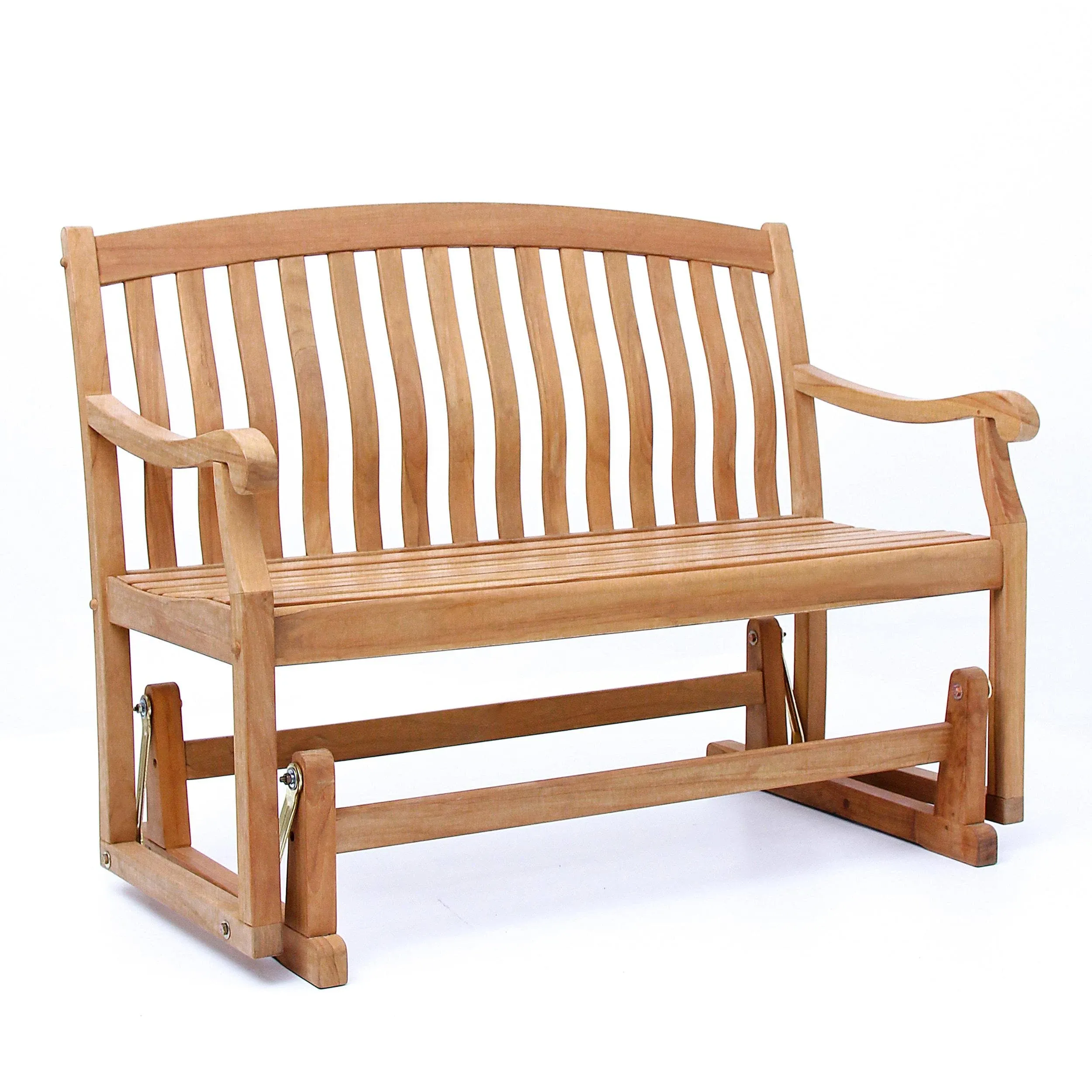 Cambridge Casual Sherwood Teak Wood Outdoor Glider Bench