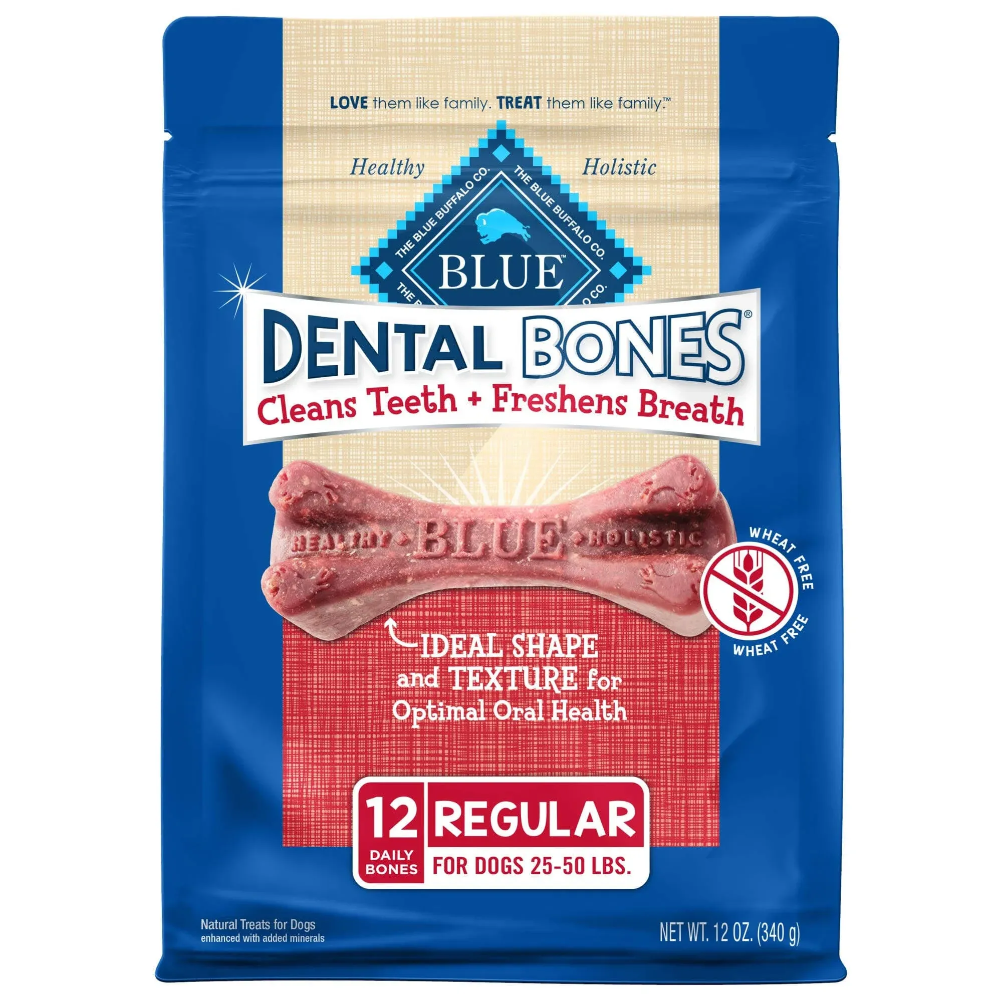 Blue Buffalo Dental Bones - 12oz