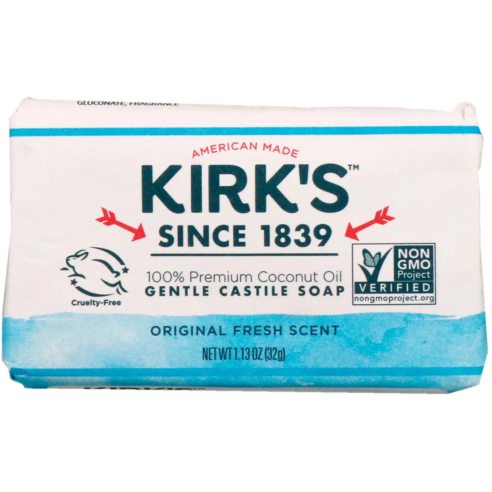 Kirk's Castile Soap, Gentle, Fragrance Free - 4.0 oz