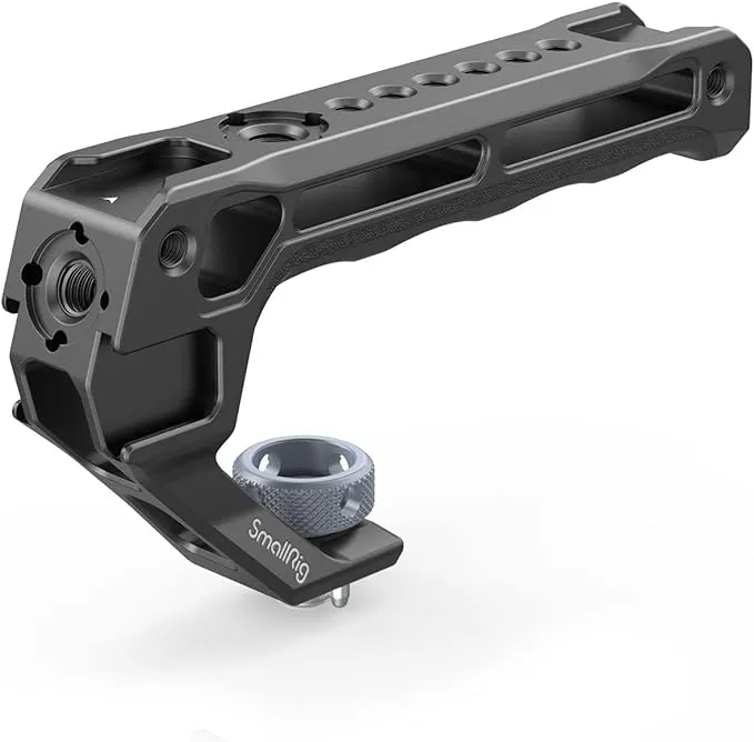 SmallRig Top Handle with ARRI-Style Anti-Twist Mount Lite, Topside Bracket Handgrips, 3/8" 16, Not Applicable, Integrated Shoe