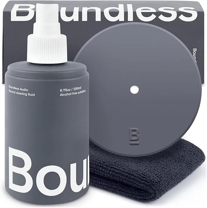 Boundless Audio Record Cleaning Solution - 6.75oz Vinyl Record Cleaner Fluid, Vi