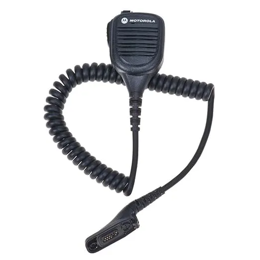 Motorola Original PMMN4076 PMMN4076A Windporting Remote Speaker Microphone with 3.5mm Audio Jack - Compatible with XPR3300, XPR3500